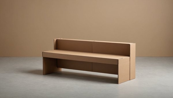 Découvrez le banc extensible en carton : confort et style